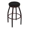 Holland Bar Stool Co 30" Swivel Bar Stool, Bronze Finish, Black Vinyl Seat 80230BZBlkVinyl - alternate 1